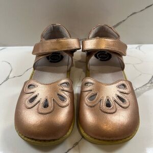 Livie & Luca Metallic Bronze Kids Dress Shoes